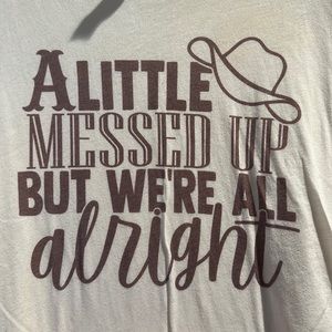 Tshirt with music lyrics